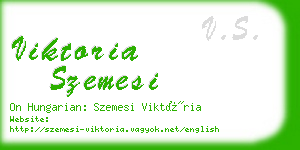 viktoria szemesi business card